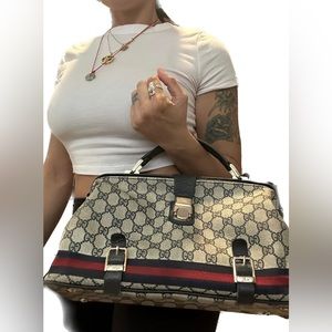 Gucci Beige and Black Women's Bag